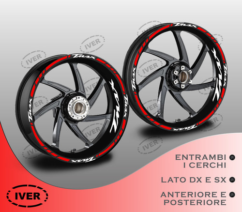 Adesivi cerchi moto yamaha