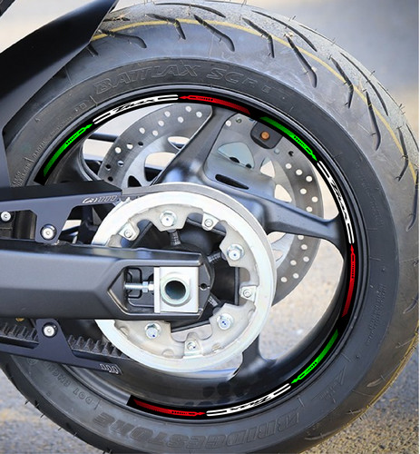 Kit adesivi cerchi moto tmax - kit,